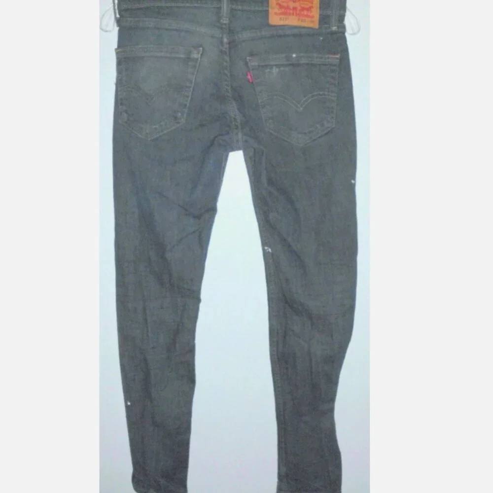 Levi’s 511 Men’s Skinny Jeans 29 Paint Splatter Streetwear Y2K Grunge Blue Denim